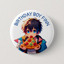 Birthday Boy | Pizza-Party von Anime Boy Button
