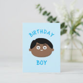 Birthday Boy Postkarte (Stehend Vorderseite)