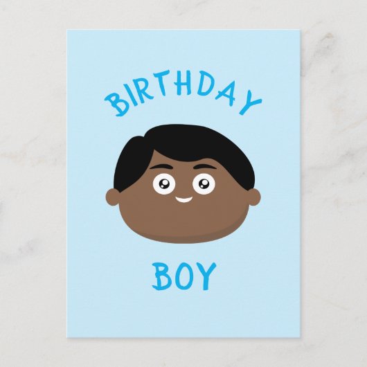 Birthday Boy Postkarte (Vorderseite)