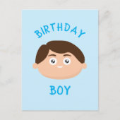 Birthday Boy Postkarte (Vorderseite)