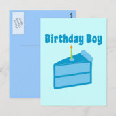 Birthday Boy Postkarte (Vorne/Hinten)