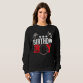 Birthday Boy Race Car Racing Car Driver Birthday p Sweatshirt (Vorne ganz)