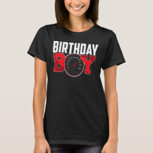 Birthday Boy Race Car Racing Car Driver Birthday p T-Shirt