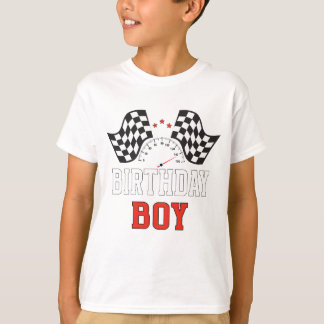 Birthday Boy Race Car Racing Car Driver T-Shirt