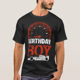 Birthday Boy Race Car Racing T-Shirt