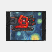 Birthday Boy Speakerman Video Game Controller Game Fleecedecke (Vorderseite (Horizontal))