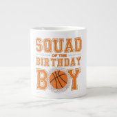 Birthday Boy Squad Jumbo-Tasse (Vorderseite)