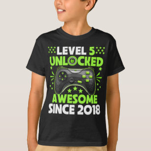 Birthday Boy Stufe 5 Unabgeschlossen Phantastisch T-Shirt