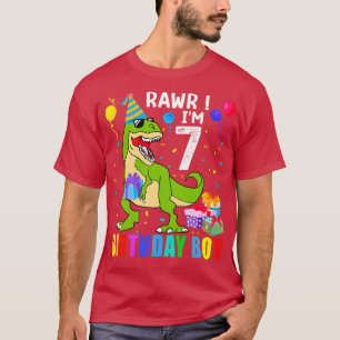 Birthday Boy T Rex Dinosaurier 2 T-Shirt