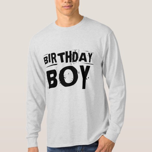 BIRTHDAY BOY T - SHIRT (Vorderseite)