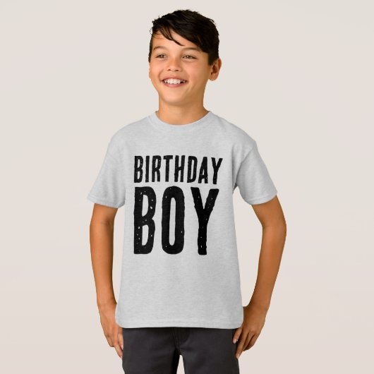 BIRTHDAY BOY T - SHIRT (Vorne ganz)