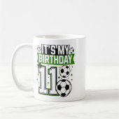 Birthday Boy Tees 11 Soccer Its My 11th Birthday B Kaffeetasse (Links)