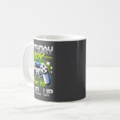 Birthday Boy Time To Level Up Video Game Birthday  Kaffeetasse (Vorderseite Links)