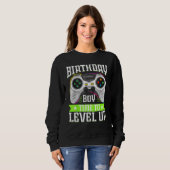 Birthday Boy Time To Level Up Video Game Birthday Sweatshirt (Vorne ganz)