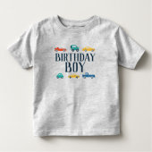 Birthday Boy Transportation Birthday Shirt (Vorderseite)
