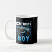 Birthday Boy Video Game Controller Birthday Gamer Kaffeetasse (Links)