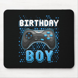 Birthday Boy Video Game Controller Birthday Gamer Mousepad