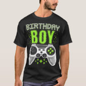 Birthday Boy Video Game Controller Birthday Gamer T-Shirt (Vorderseite)