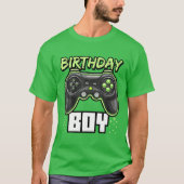 Birthday Boy Video Game Controller Birthday Gamer T-Shirt (Vorderseite)