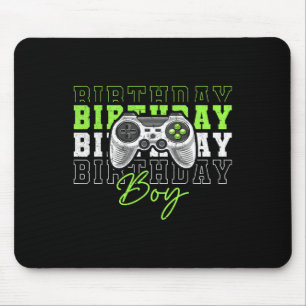 Birthday Boy Video Game Geburtstagsparty für Boys  Mousepad