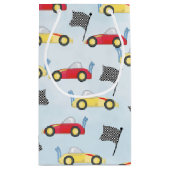 Birthday Boy Whimsisace Cars Niedliches Muster Kleine Geschenktüte (Rückseite)
