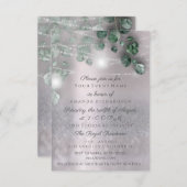 Birthday Brautparty Light Jar Rustikale Elegance Einladung (Vorne/Hinten)