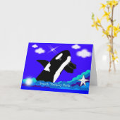 Birthday Breach Karte (Gelbe Blume)