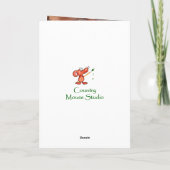 Birthday Brother Fox Forest Wildlife Animals Art Karte (Rückseite)