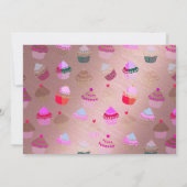 BIRTHDAY BRUNCH Rose Gold - JEDES ALTER lädt ein Einladung (Rückseite)