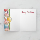 Birthday Bunny - Grußkarte Karte (Innenseite)