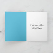 Birthday Bunny in Tulip Karte (Innenseite)