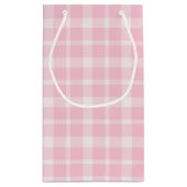 Birthday Bunny mit Blume und Kariert Kleine Geschenktüte (Rückseite)