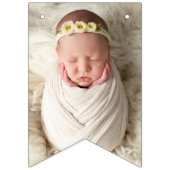 Birthday Bunting Fahnen Kinder Nautic Octopus Foto Wimpelkette (Zweite Fahne)