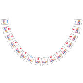 Birthday Bunting Flags Happy Bars Party Wimpelkette (Alle)