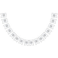 Birthday Bunting Flags Junge Niedliche Einfache Ki