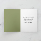 Birthday Burrowing Owls In einer Höhle Karte (Innenseite)