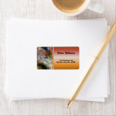 Birthday Butterfly-Adresse Adressaufkleber (Insitu)