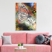 Birthday Butterfly Art Canvas Print Leinwanddruck (Insitu (Wohnzimmer))