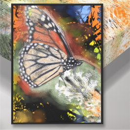 Birthday Butterfly Art Canvas Print Leinwanddruck