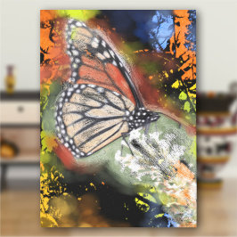 Birthday Butterfly Art Canvas Print Leinwanddruck
