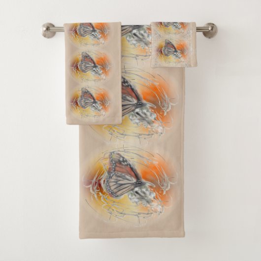 Birthday Butterfly Badhandtuch Set (Insitu)