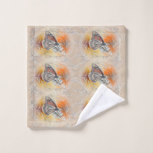 Birthday Butterfly Badhandtuch Set (Waschlappen)