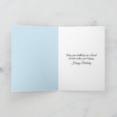 Birthday Butterfly Delivering Mail Karte (Innenseite)