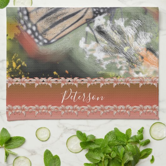 Birthday Butterfly Geschirrtuch (Gefaltet)