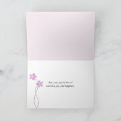 Birthday Butterfly Karte (Innenseite)