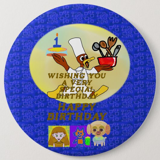 Birthday Button (Vorderseite)