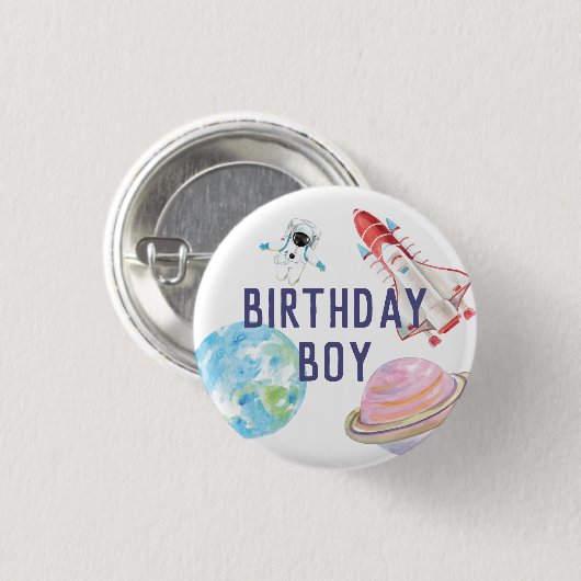 Birthday Button (Vorne & Hinten)
