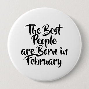 Birthday Button "Februar"