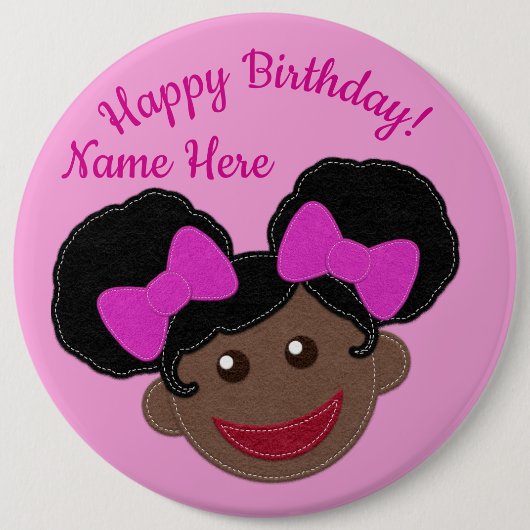 Birthday Button Sie anpassen! (Vorderseite)