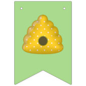 Birthday Buzz mit Bienen Wimpelkette (Erste Fahne)